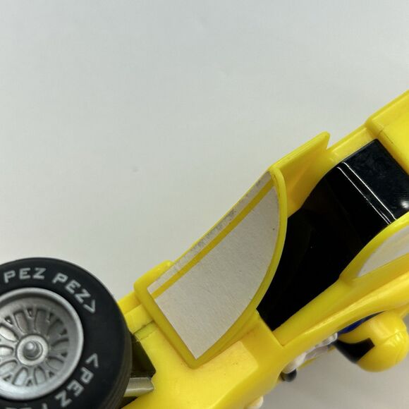 Pez Dispenser Formula One Yellow Pull n Go Race Car 2003 Working - Picture 8 of 11
